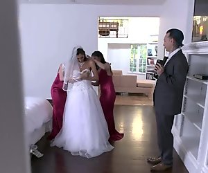 Amazing häät fuck with gianna dior & bridesmaids näkökulma
